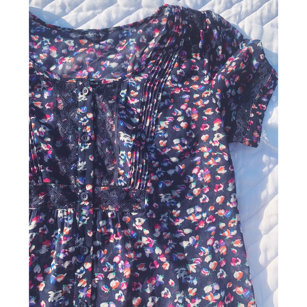 American Eagle floral blouse✨